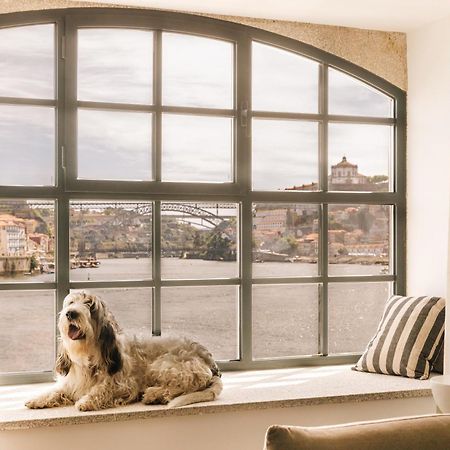 The Rebello Hotel & Spa - Small Luxury Hotels Of The World 빌라노바데가이아 외부 사진 A window with a dog